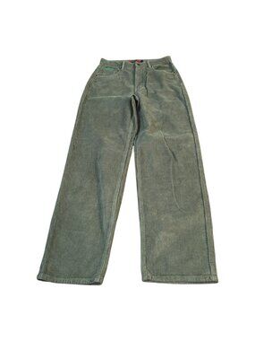 Empyre Tori Mint Green Corduroy Pants High Waisted Straight Leg Womens Size‎ 6